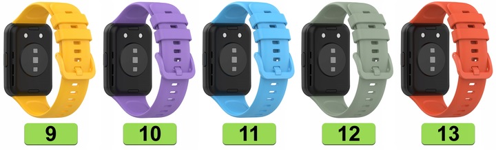 ZESTAW 3 PASKÓW PASEK OPASKA BRANSOLETA DO HUAWEI WATCH FIT 2 |DUŻO KOLORÓW
