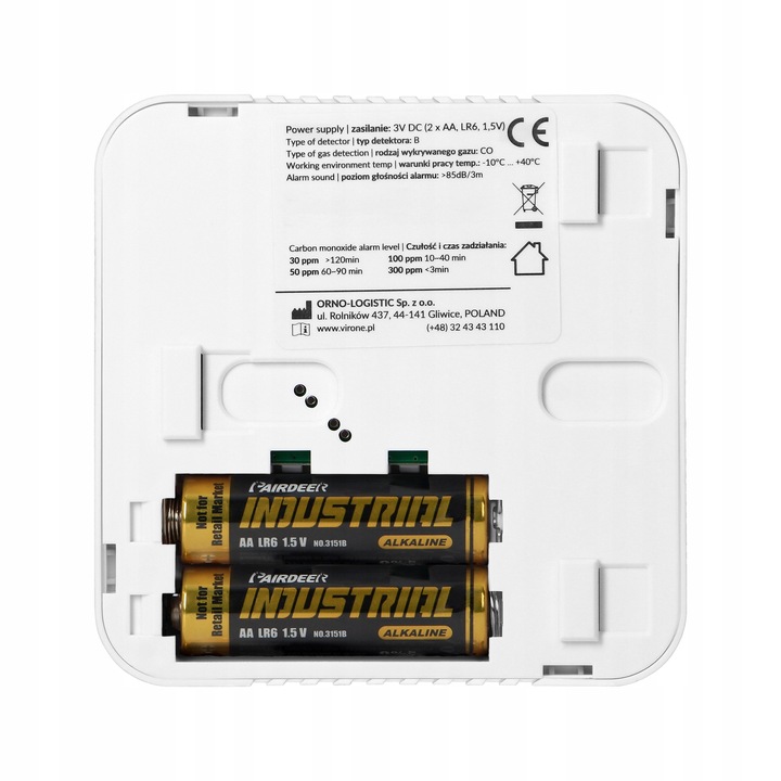 Czujnik Tlenku Węgla Detektor tlenku węgla Czadu NAJNOWSZY MODEL