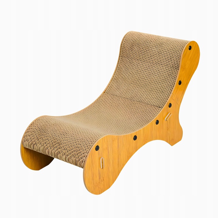 DRAPAK DLA KOTA LEŻAK LEGOWISKO TEKTUROWY KARTONOWY DUŻY NOWOCZESNY ZABAWKA