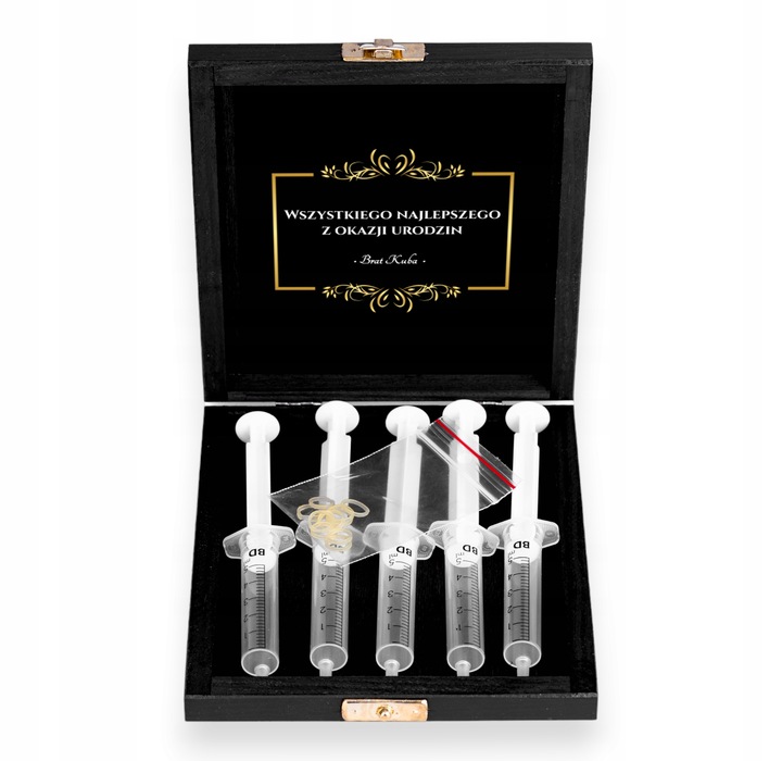 PREZENT NA 30 40 50 60 70 URODZINY ZASTRZYK GOTÓWKI