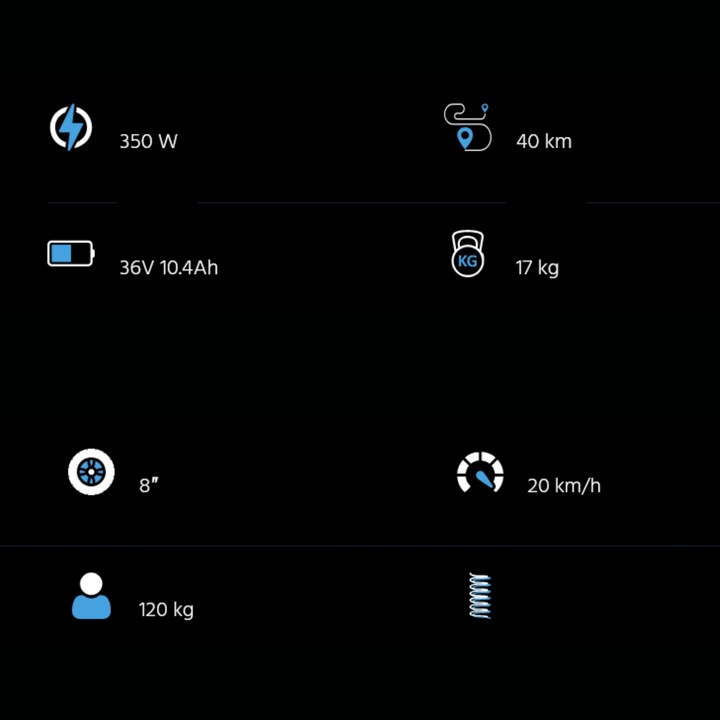 Hulajnoga elektryczna skate flash echo 350w zasięg do 40km mocna bateria