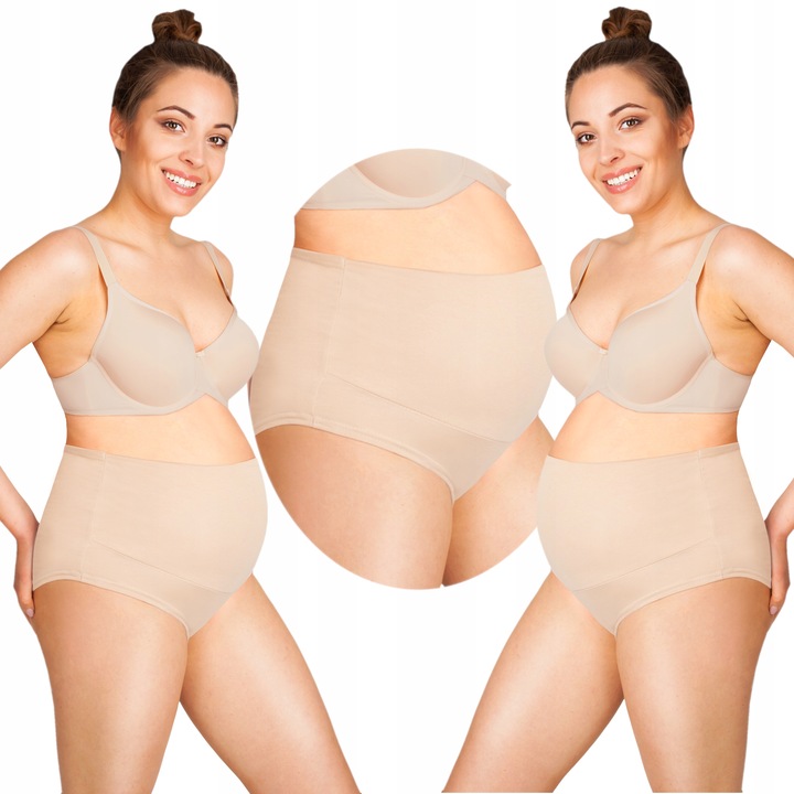 Majtki ciążowe profilowany wysoki panel