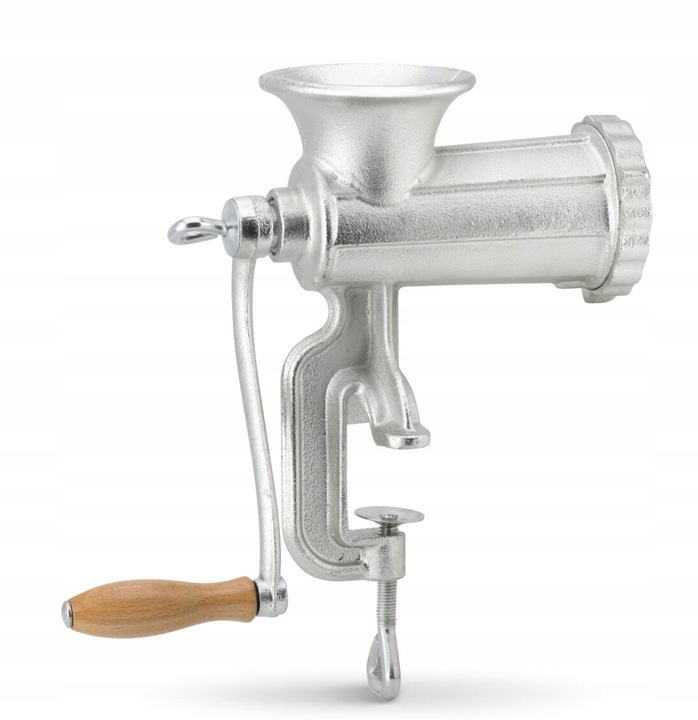 RĘCZNA MASZYNKA do MIELENIA Mięsa Żeliwna nr. 5 Nadziewarka 4 Sita 3