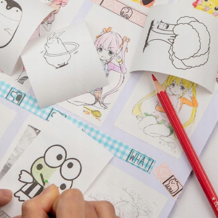 Biały papier termiczny z klejem do Phomemo T02 50mmx3,5m samoprzylepna x3