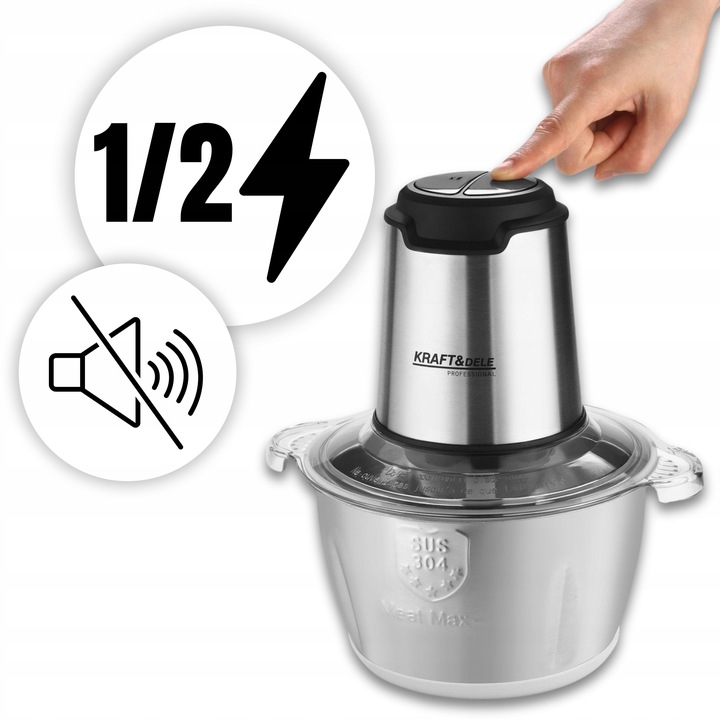 ROZDRABNIACZ SZATKOWNICA DO WARZYW ELEKTRYCZNY MIĘSA OWOCÓW MALAKSER