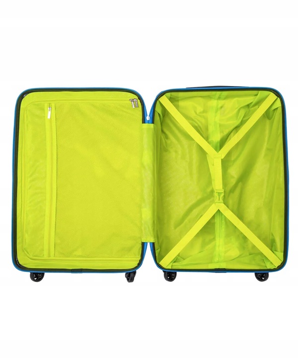 Walizka Średnia Podróżna Na Kółkach Twarda ABS PUCCINI Niebieska ABS018B 7