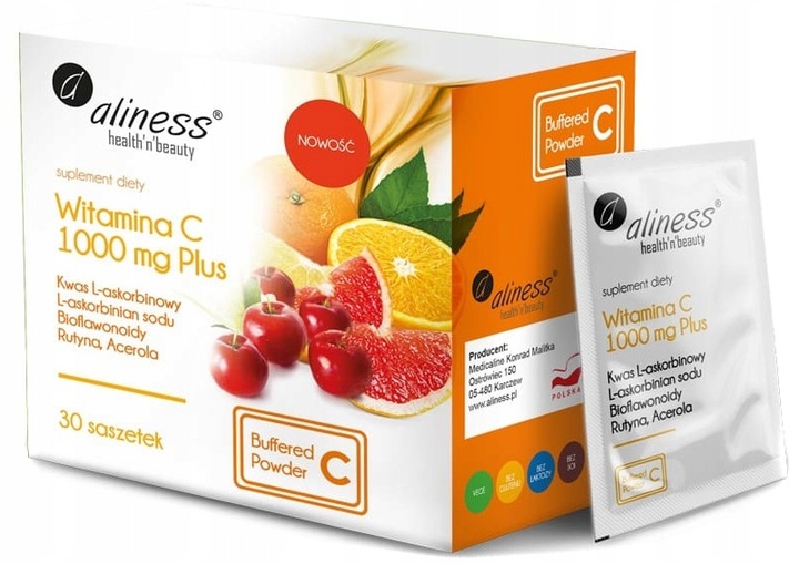 Aliness WITAMINA C Plus ACEROLA RUTYNA saszetki