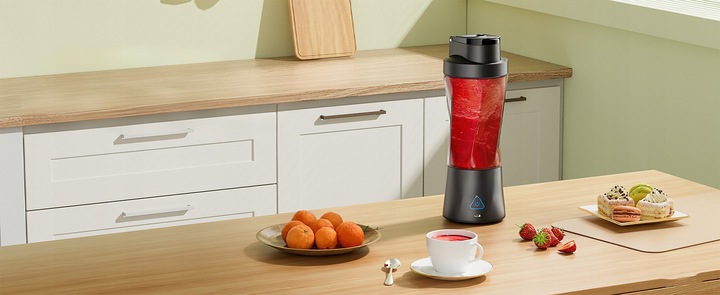 BLENDER KIELICHOWY DO SMOOTHIE KOKTAJLI RĘCZNY Bezprzewodowy USB PRZENOŚNY
