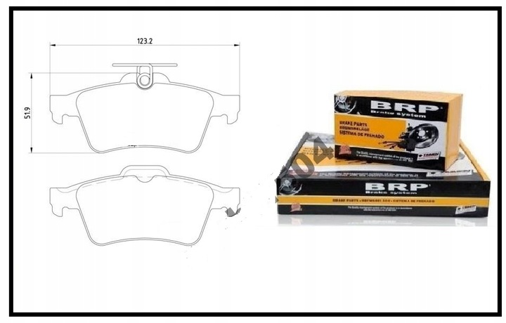 Klocki Hamulcowe Tył Ford Focus MK2 MK3 C-Max Volvo S40 V50 Mazda 3 5