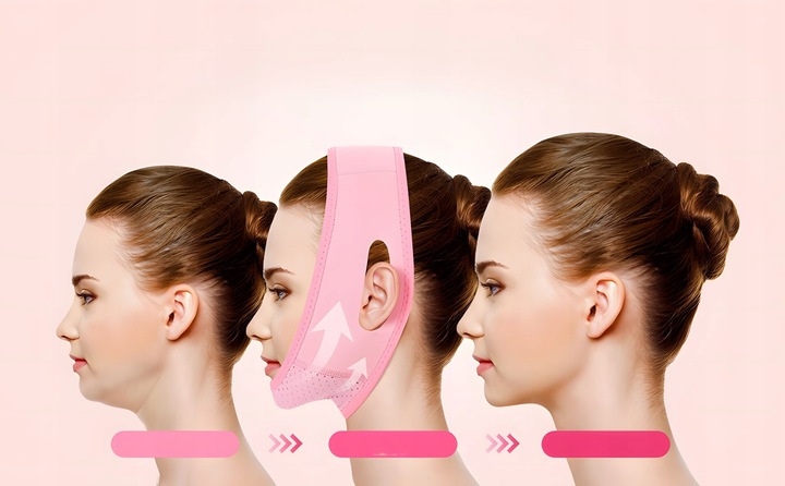 OPASKA LIFTINGUJĄCA MODELUJĄCA DO TWARZY POPRAWIAJĄCA OWAL PODBRÓDEK