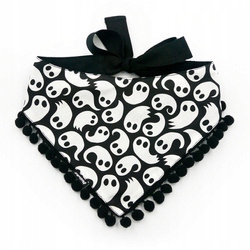 Bandanka na Halloween Duszki Psiakrew L