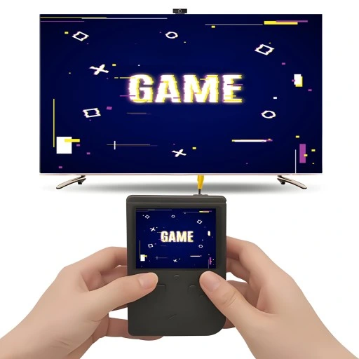 PRZENOŚNA MINI KONSOLA RETRO 400 GIER DO GRY DLA DZIECI + PAD