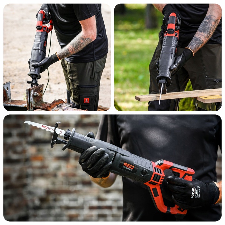 PIŁA SZABLASTA WYRZYNARKA LISI OGON ELEKTRYCZNA 1800W 12 X NÓŻ