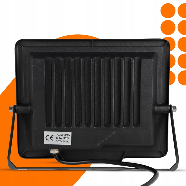 Halogen LED Naświetlacz Reflektor Zewnętrzny Lampa 100W IP65