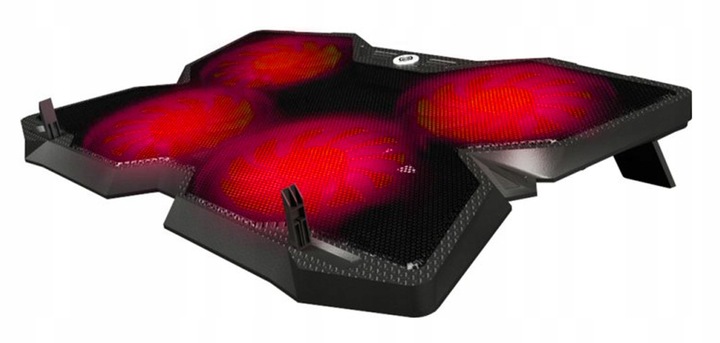 Podstawka chłodząca pod laptopa czarna GAMEPRO