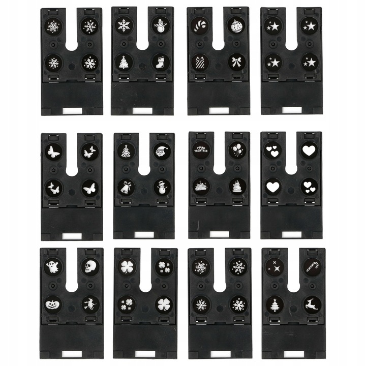 Projektor LASEROWY + świąteczny LED reflektor RZUTNIK 12 KART 6W 48 WZORÓW