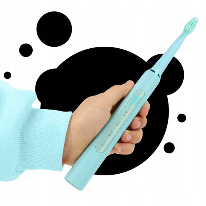 SZCZOTECZKA SONICZNA ELEKTRYCZNA DO ZĘBÓW DLA DZIECI 8+ VITAMMY SPLASH USB