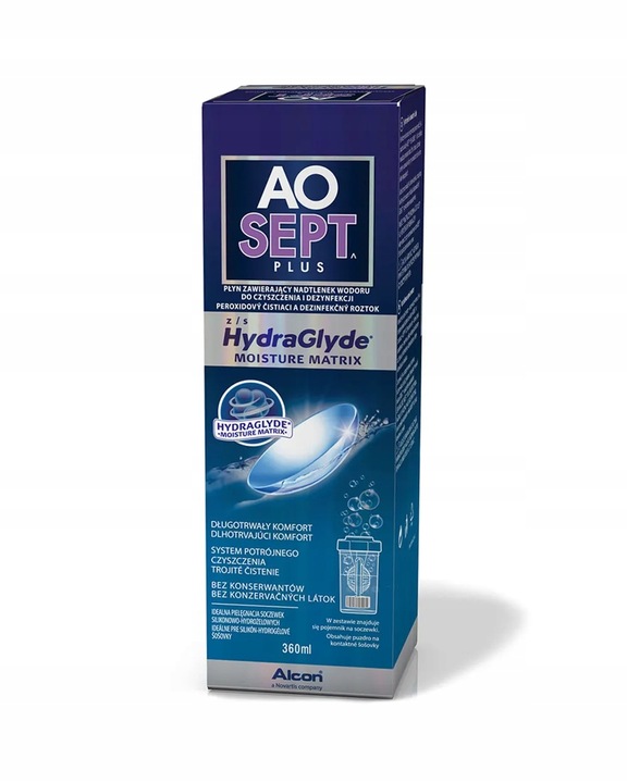 Płyn AOSEPT PLUS HYDRAGLYDE 360ml