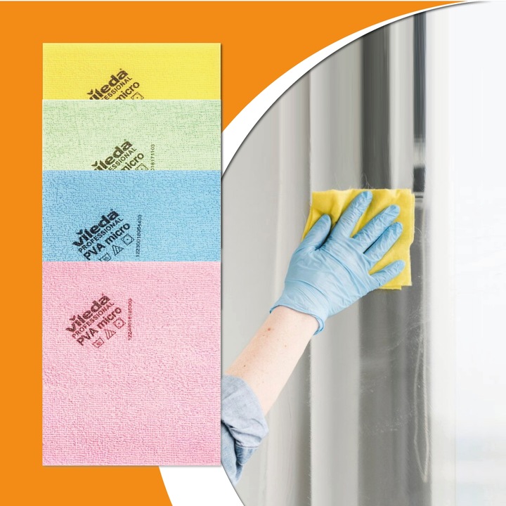 Ścierka Vileda PVA micro PROFESSIONAL magiczna ściereczka 38x35cm 4szt