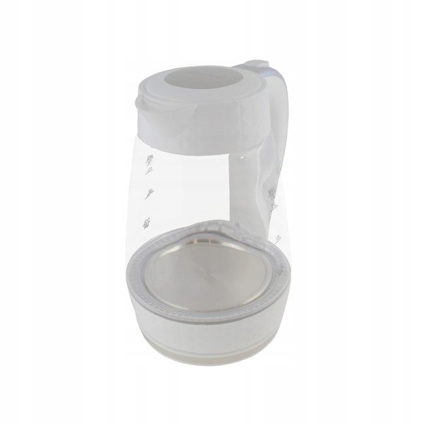 Czajnik elektryczny bezprzewodowy szklany biały 1,7l 2200 W Łucznik