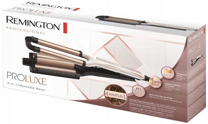 FALOWNICA DO WŁOSÓW REMINGTON CI91AW PROLUXE TERMOLOKI - 4w1 - 90W