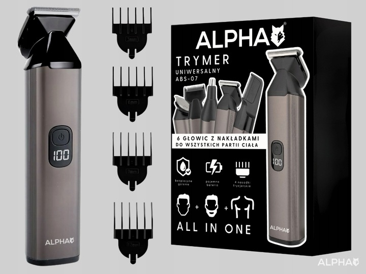 Trymer Do Nosa, Brody, Ciała - Maszynka Do Włosów 10w1 Magnetyczne