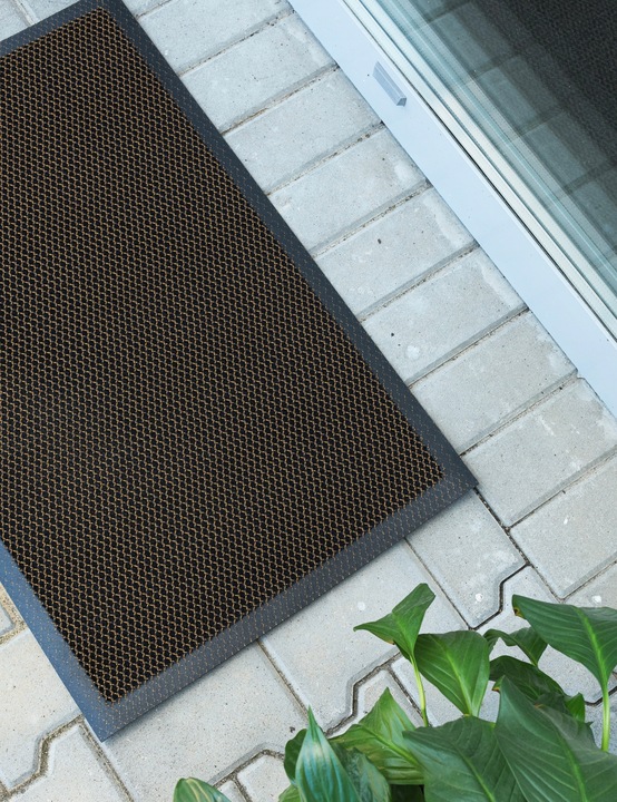 WYCIERACZKA POD DRZWI DO BUTÓW 50x80cm BRĄZ SIATKA 3D WEJŚCIOWA ZEWNĘTRZNA