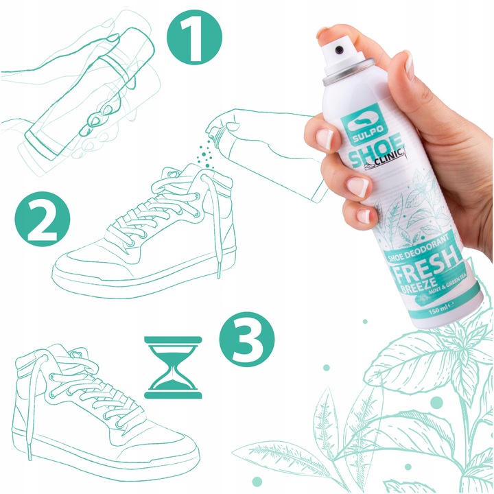 Odświeżacz do butów Sulpo SHOE CLINIC FRESH BREEZE 150 ml