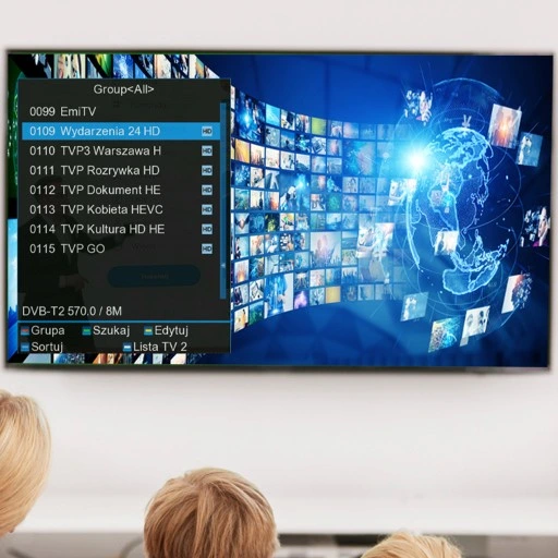 DEKODER TUNER TV NAZIEMNEJ HD DVB-T2 HEVC H.265