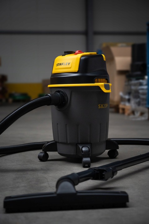 ODKURZACZ PRZEMYSŁOWY BEZWORKOWY MOKRO SUCHO GIPSU STANLEY 3200W