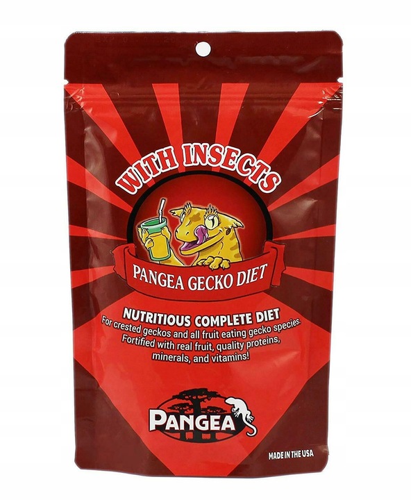 Pangea czerwona z owadami fruit mix with insects 50 gram karma gekon