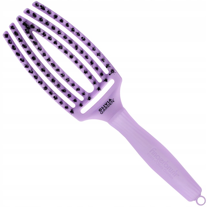 Szczotka do włosów Olivia Garden FingerBrush lavender
