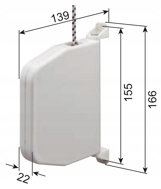 ZWIJACZ NA LINKĘ / SZNUREK DO ROLET BRĄZ