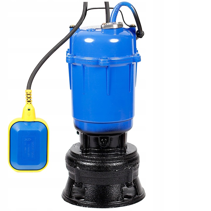 POMPA DO WODY BRUDNEJ CZYSTEJ SZAMBA SZLAMU PŁYWAK ROZDRABNIACZ MOCNA