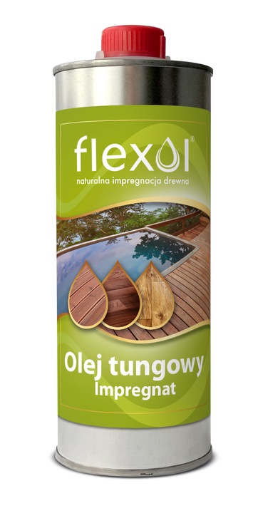 Olej tungowy 500ml impregnat do drewna 100% naturalny bezbarwny GRATIS