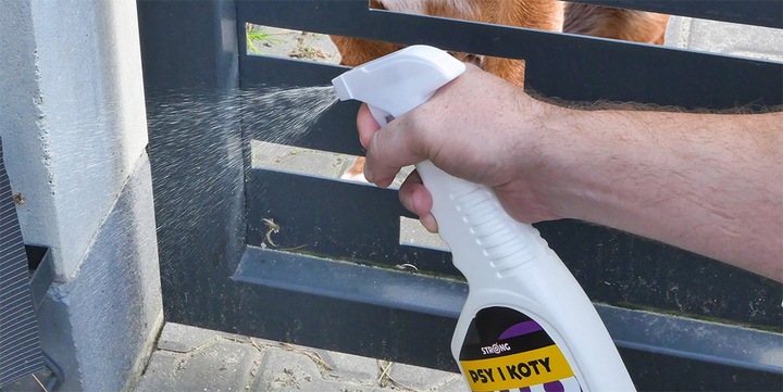 NATURALNY SPRAY ZNIECHĘCAJĄCY KOTY ODSTRASZACZ KOTÓW I PSÓW STRONG 500