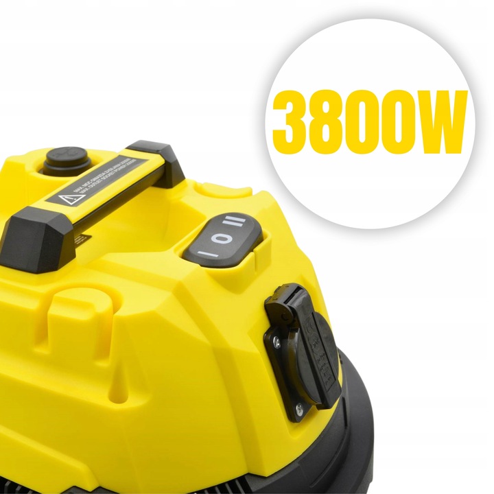 ODKURZACZ PRZEMYSŁOWY BEZWORKOWY Z OTRZĄSACZEM DO GIPSU SUCHO MOKRO