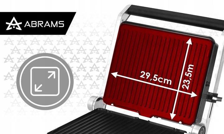 GRILL GOFROWNICA OPIEKACZ ELEKTRYCZNY 2200W REGULACJA CZASU I TEMP