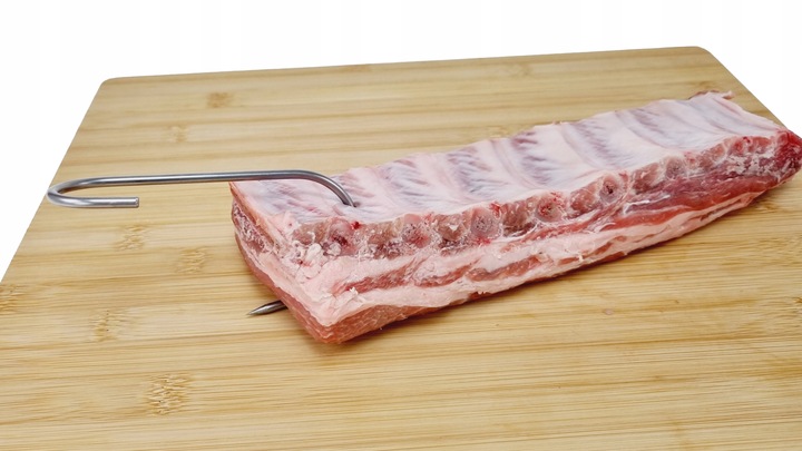 S-417-B Haki wędzarnicze 17cm skręcone do wędzenia wędlin boczku