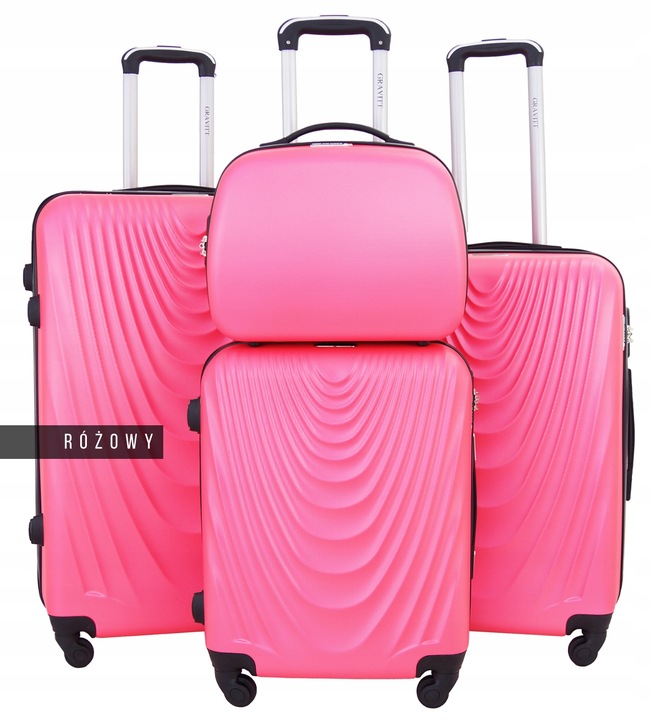 WALIZKA ZESTAW KOMPLET 4w1 MODEL 1051