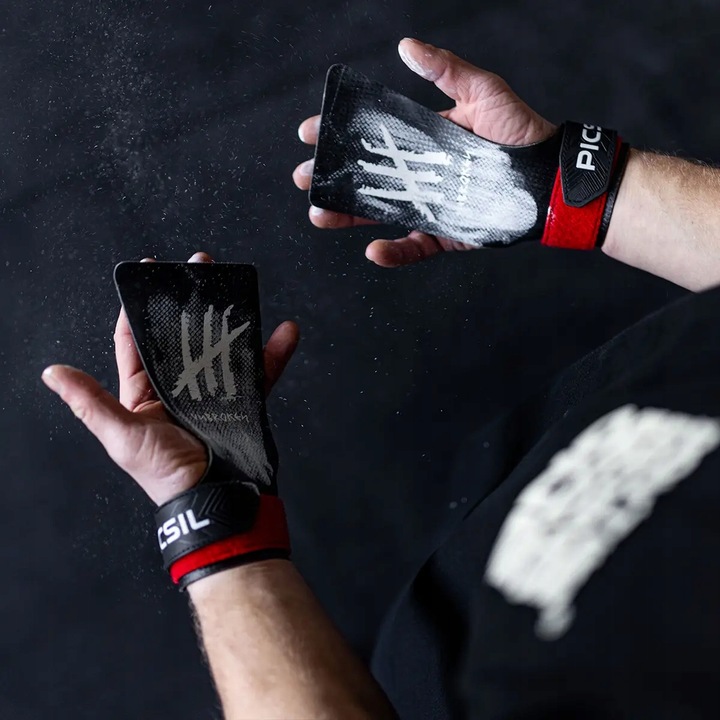 Skórki gimnastyczne CROSSFIT Picsil x Unbroken No Holes Grips rozmiar G+