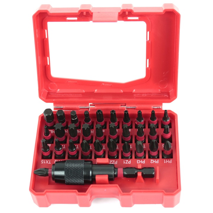 BITY UDAROWE KOŃCÓWKI ZESTAW BITÓW UDAROWYCH 32-el