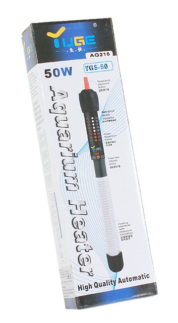 Grzałka z termostatem 50W do akwarium 20-60L