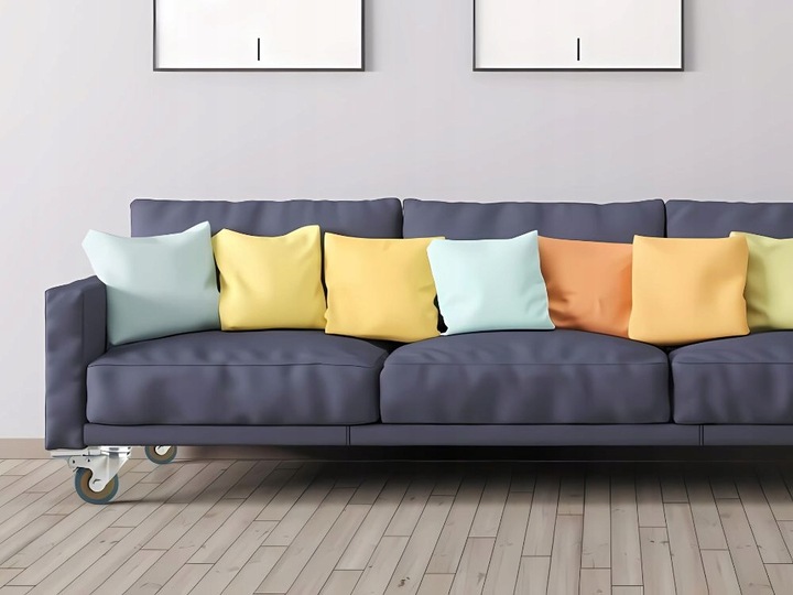 Kółka Obrotowe Koła 75mm Zestaw Jezdny 4 szt Kół 220 kg nie Rysują