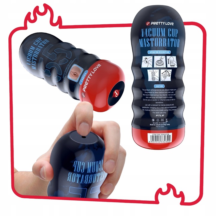 Masturbator dla Mężczyzn Ciasna Wagina Mocno Ssąca +Gratis Żel Nawilżający