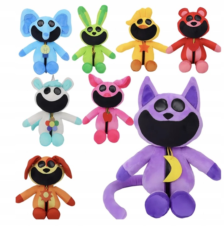 MASKOTKA 8 x KOMPLET Poppy Playtime Smiling Critters UŚMIECHNIĘTE ZWIERZĘTA