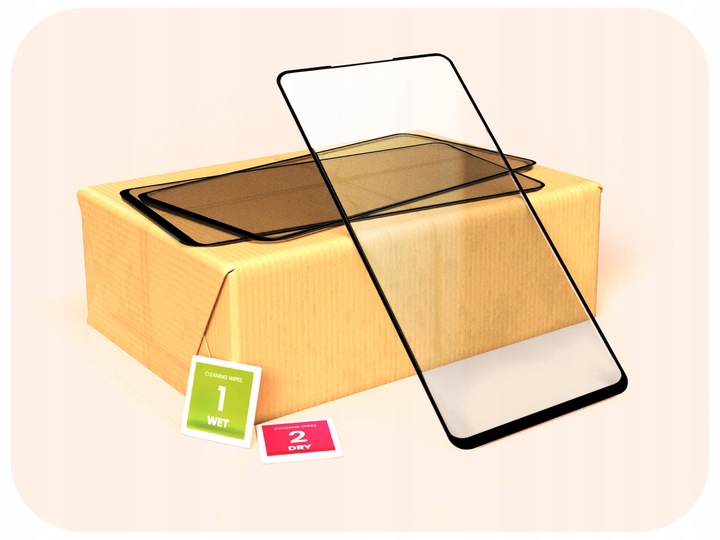 3-pak SZKŁO HARTOWANE DO Realme 8 na cały ekran 9H ochronne 5D