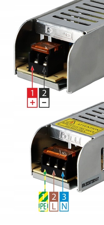 Zasilacz LED 12V 5A 60W Do Taśma Slim Montażowy Modułowy Przemysłowy IP20