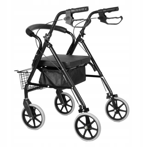 CHODZIK REHABILITACYJNY BALKONIK WÓZEK DLA SENIORA KOSZYK PCHACZ 136KG