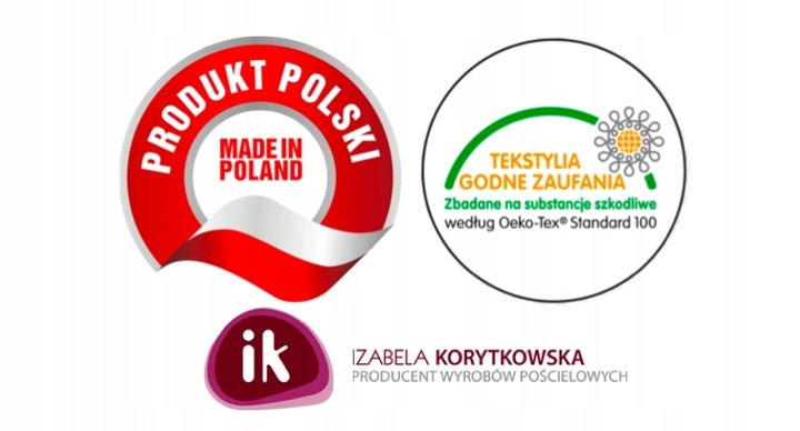 Komplet Pościeli 220x200 cm Bawełniany Krata Polska 100% Bawełna wzór 236